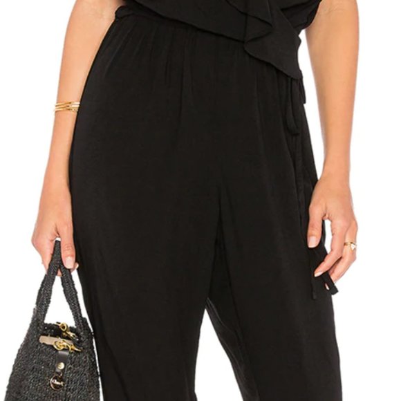 Michael Stars Modern Rayon Surplice Jumpsuit - Picture 6 of 9